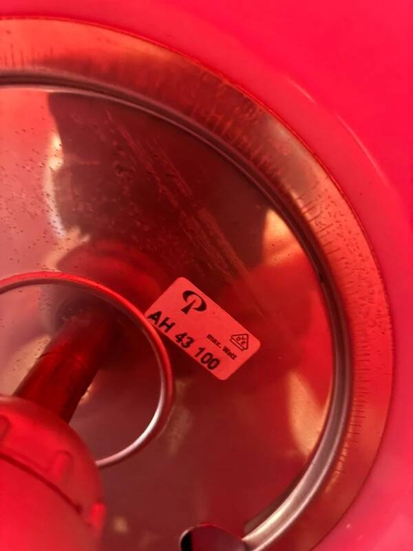 Vintage Red Retro Pendant Lamp – Peill & Putzler 1970s