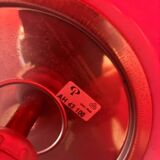 Vintage Red Retro Pendant Lamp – Peill & Putzler 1970s