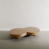 MId Century Brazilian Sculptural Wooden Low table, 1960s