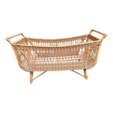 Rattan cradle bed from the 60s