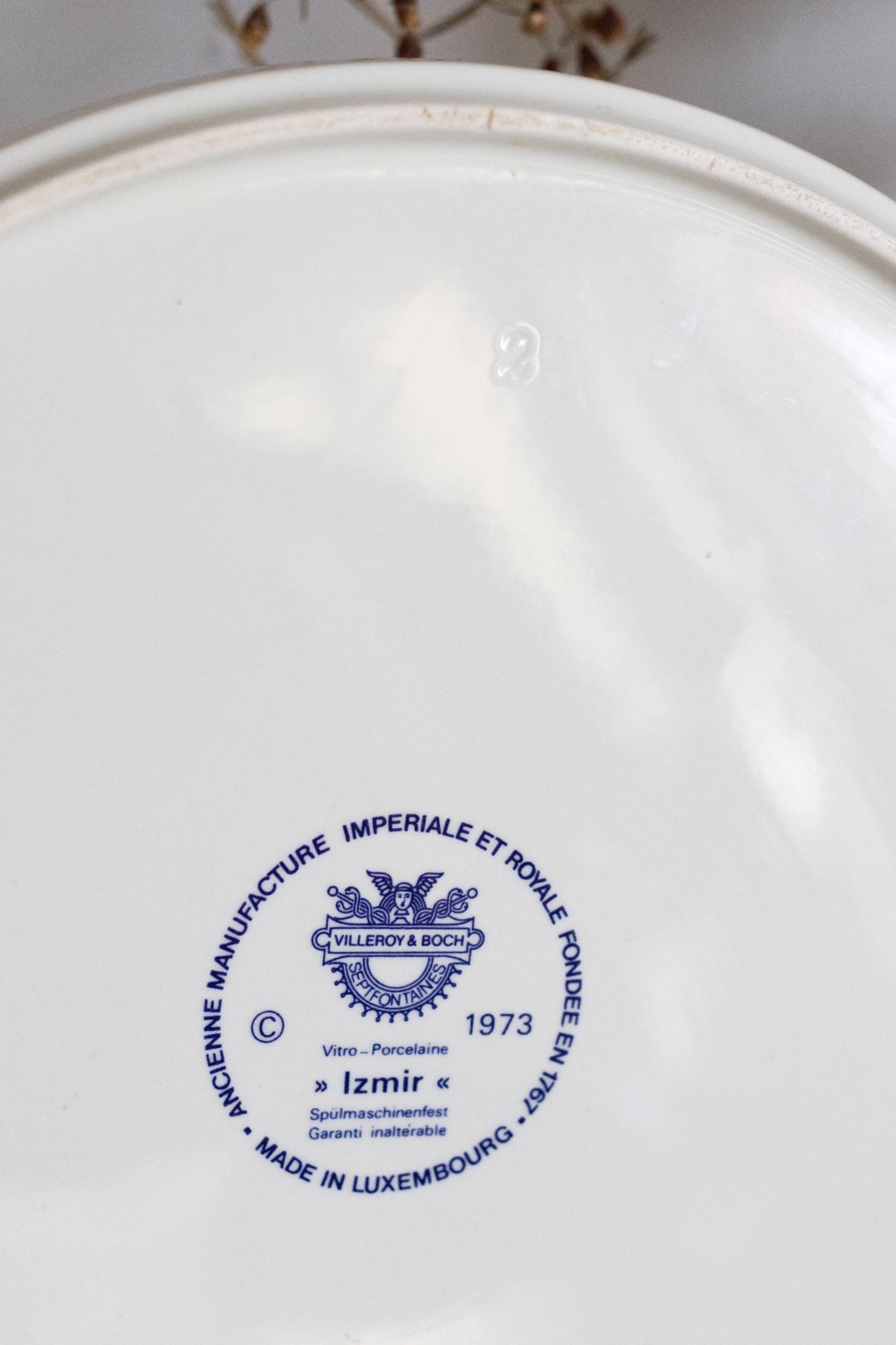 Ceramic dish Villeroy and Boch model Izmir 70s