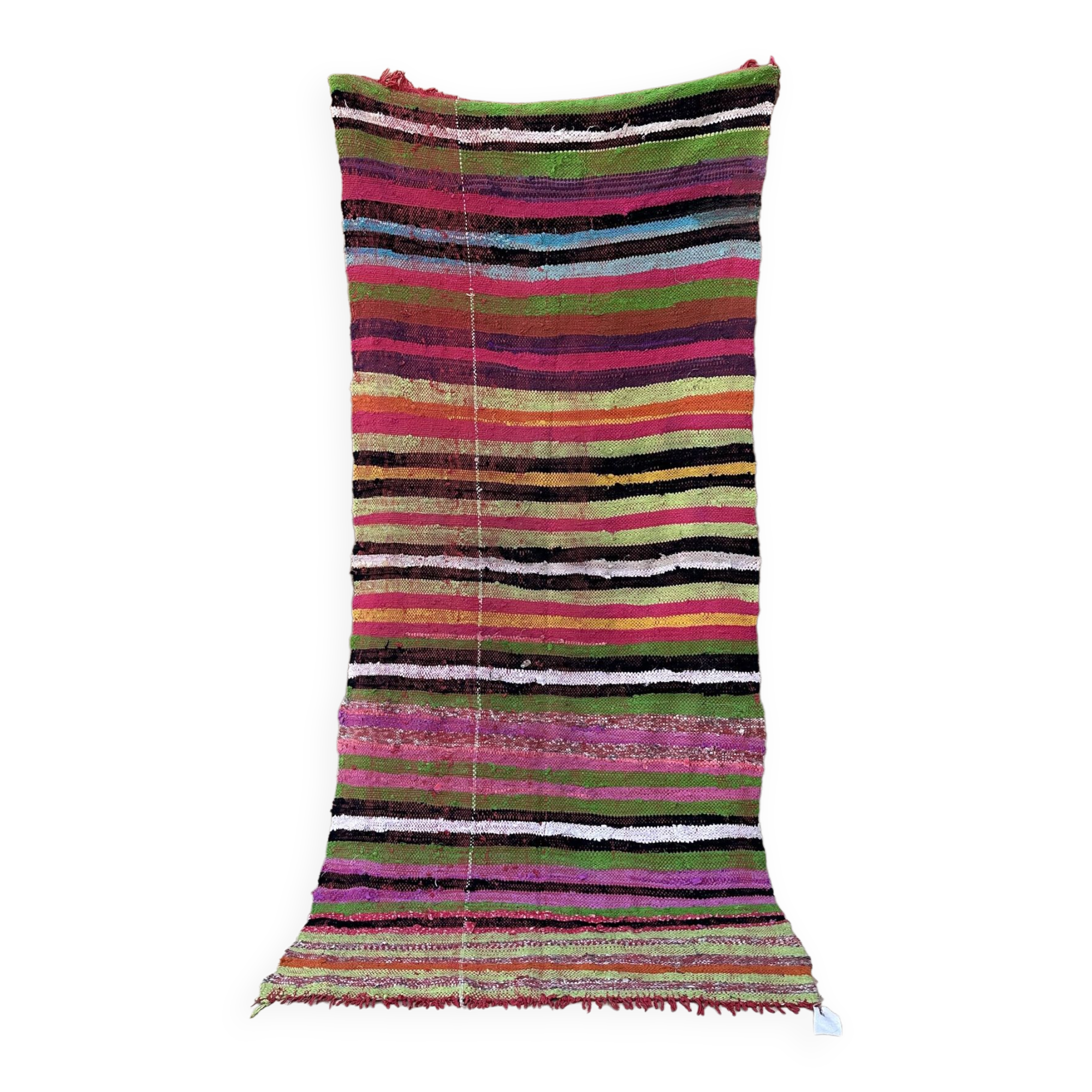 Tapis marocain coloré - 97 x 218 cm