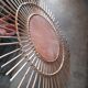 Miroir en rotin vintage -91cm