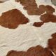 Vintage cowhide rug 1970