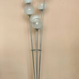 Contemporary Floor lamp in Chrome and Murano glass