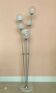 Contemporary Floor lamp in Chrome and Murano glass