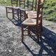 6 straw chairs