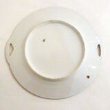 Plat fleuri en porcelaine