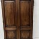 Pair of 18th-century solid walnut double-panel doors