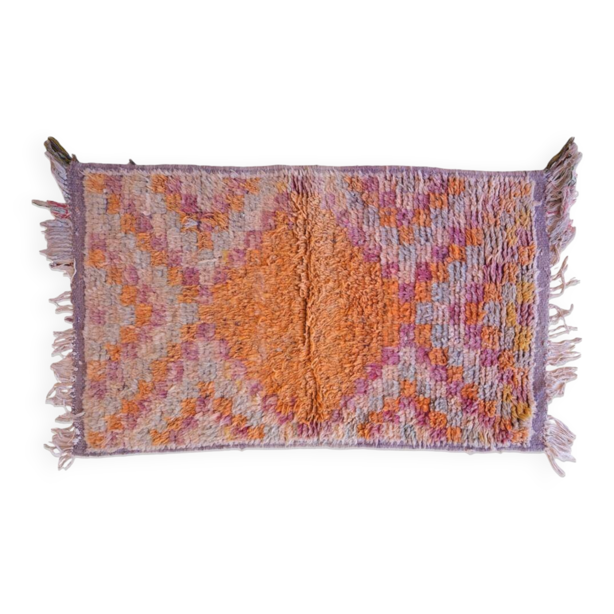 small vintage Berber rug - 120 x 67 cm