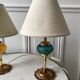 Pair of vintage murano glass lamp