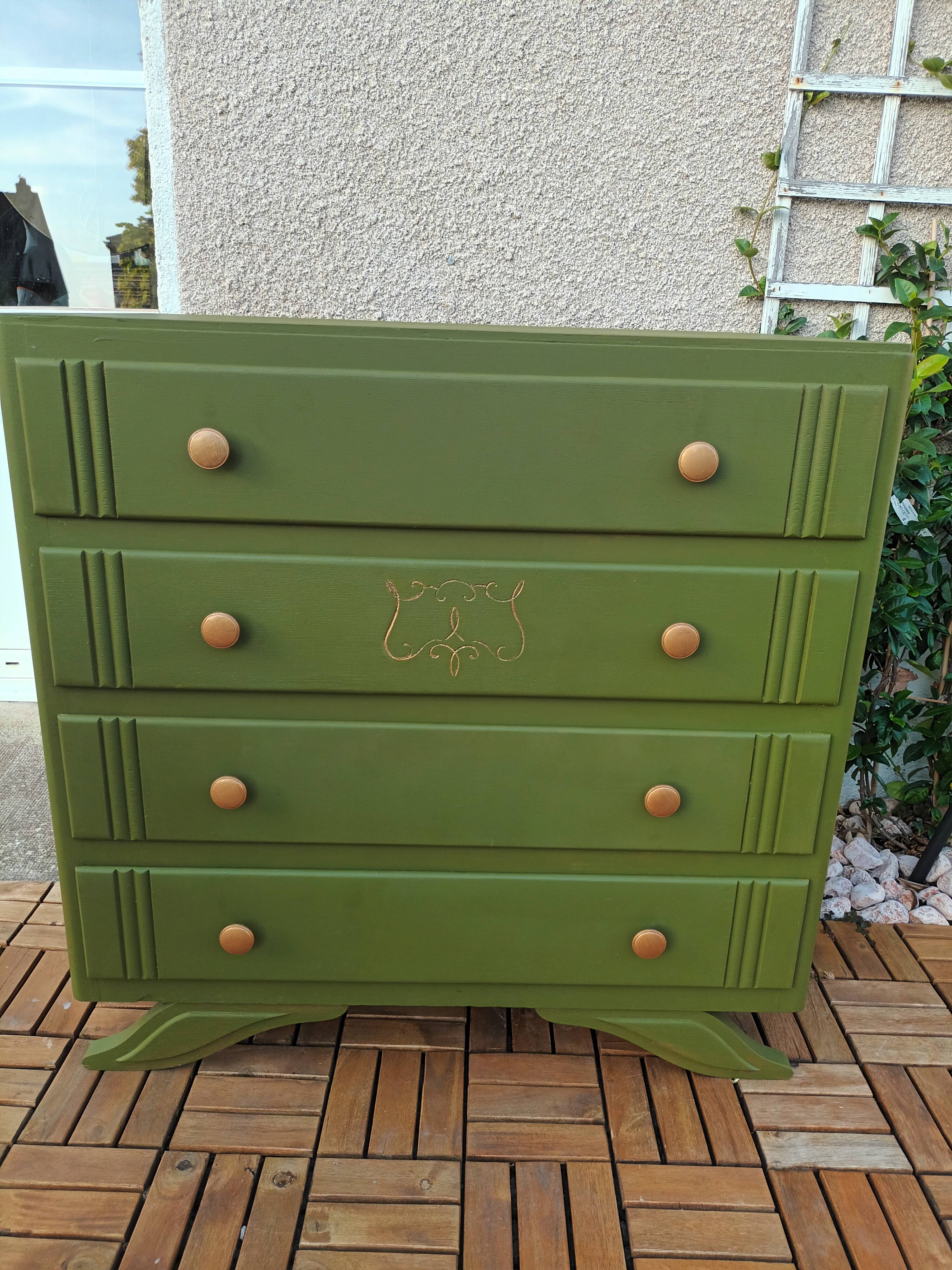 Revamped vintage chest of drawers