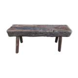 Massive wooden bench
