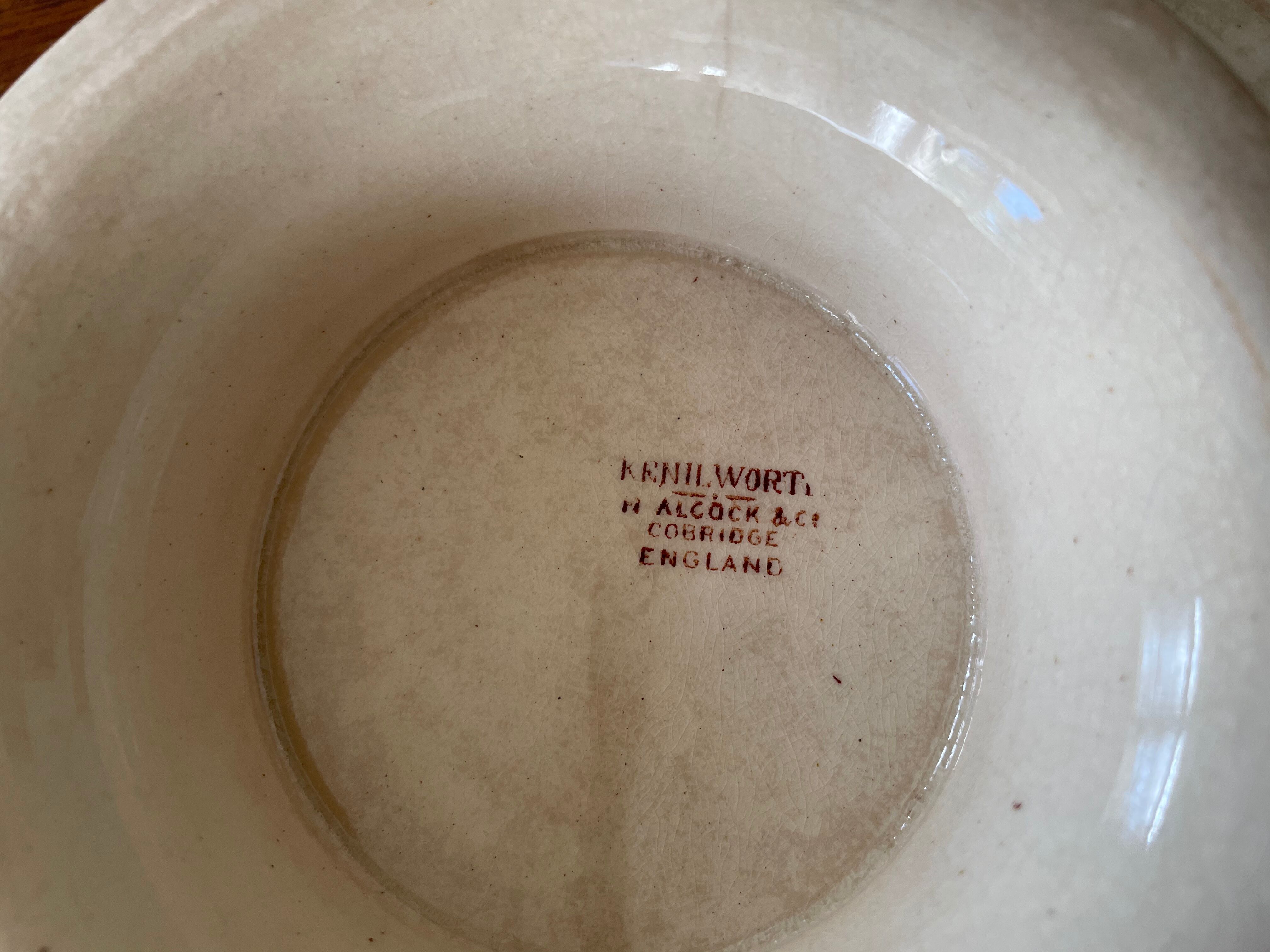 English Ironstone Pedestal Dish