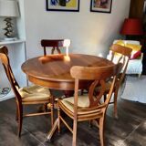 Cherry wood dining room table