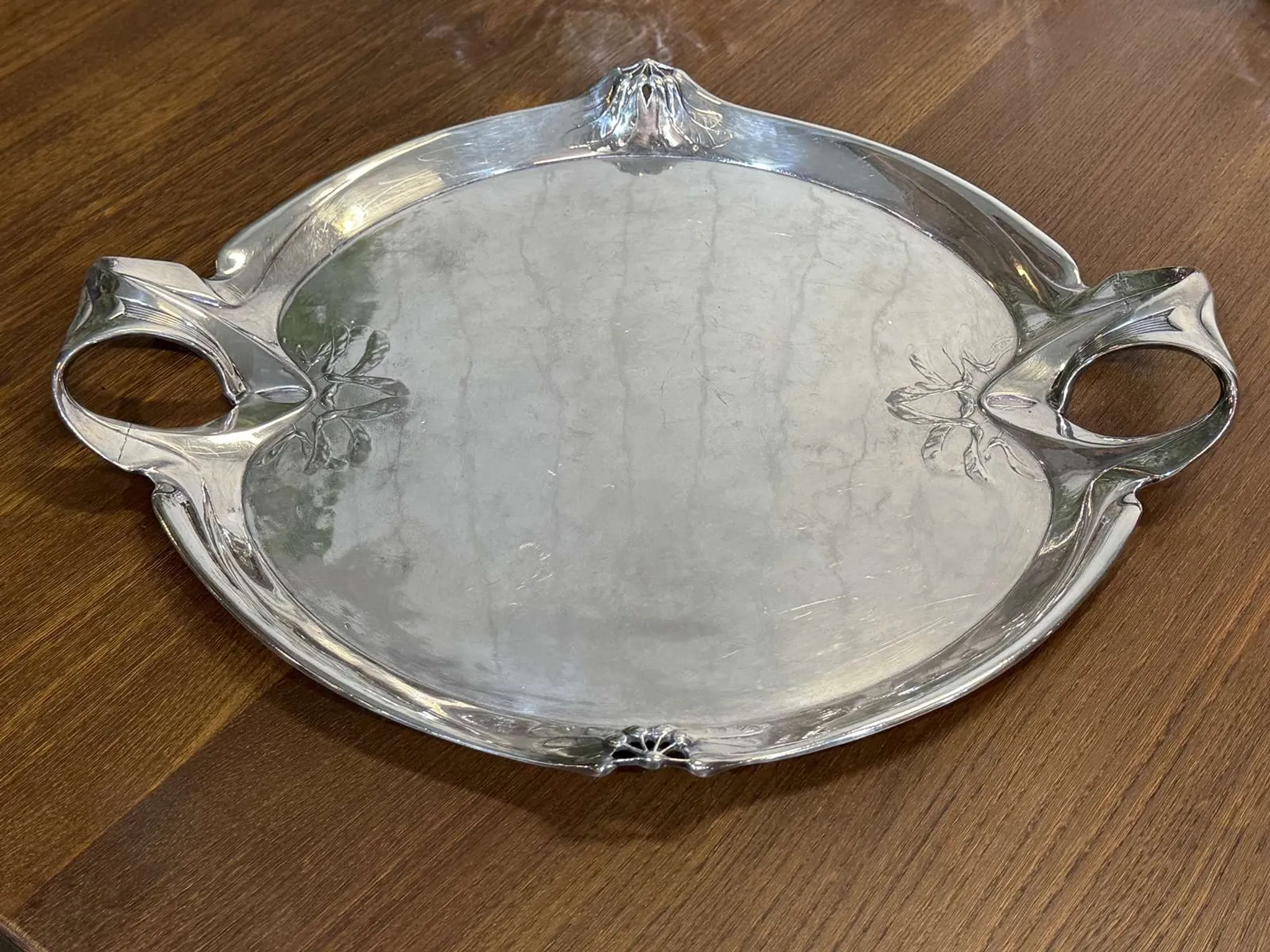Art Nouveau silver-plated tea/coffee service, 4 pieces.