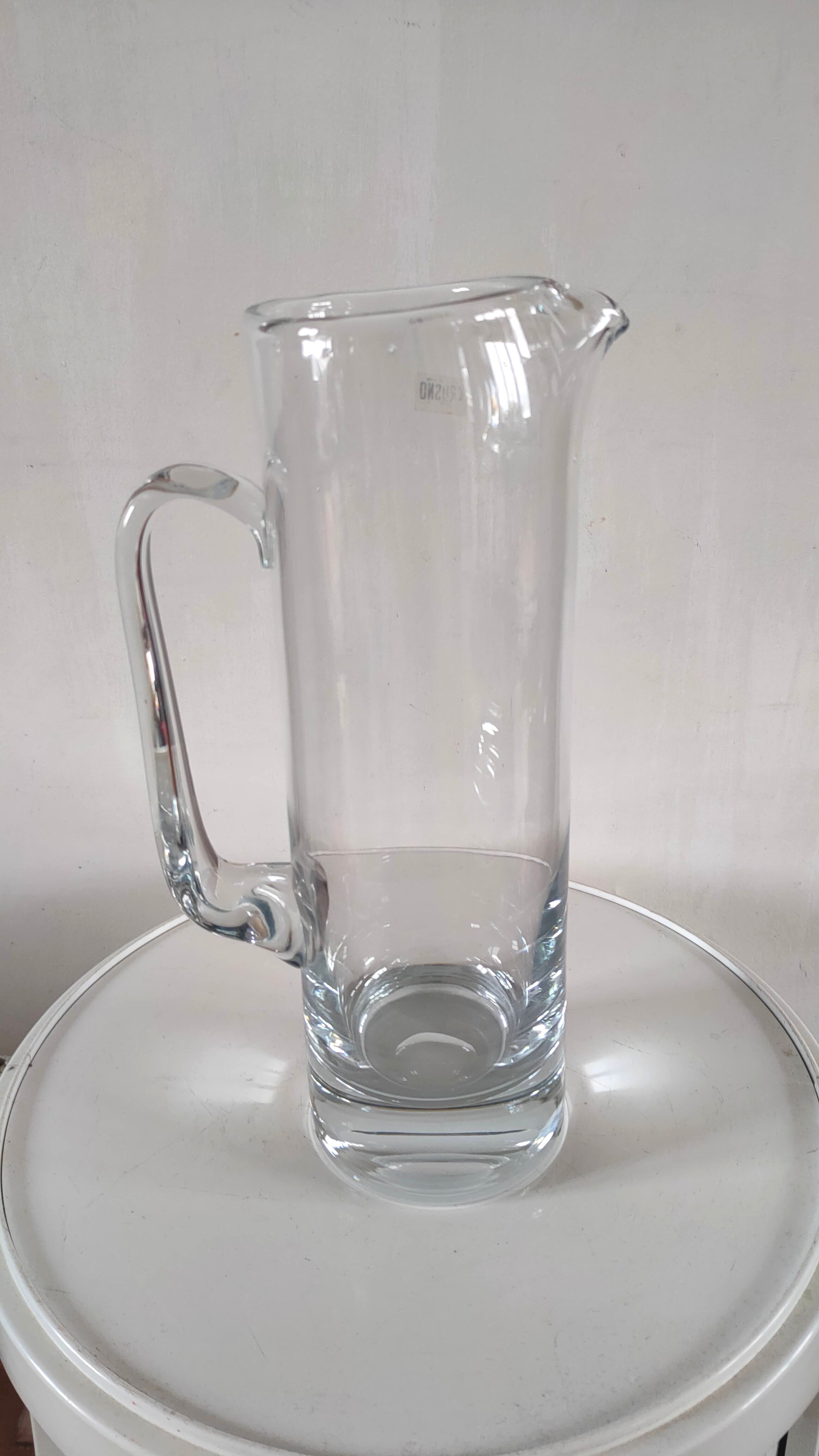 Glass pitcher Design Krosno 70s