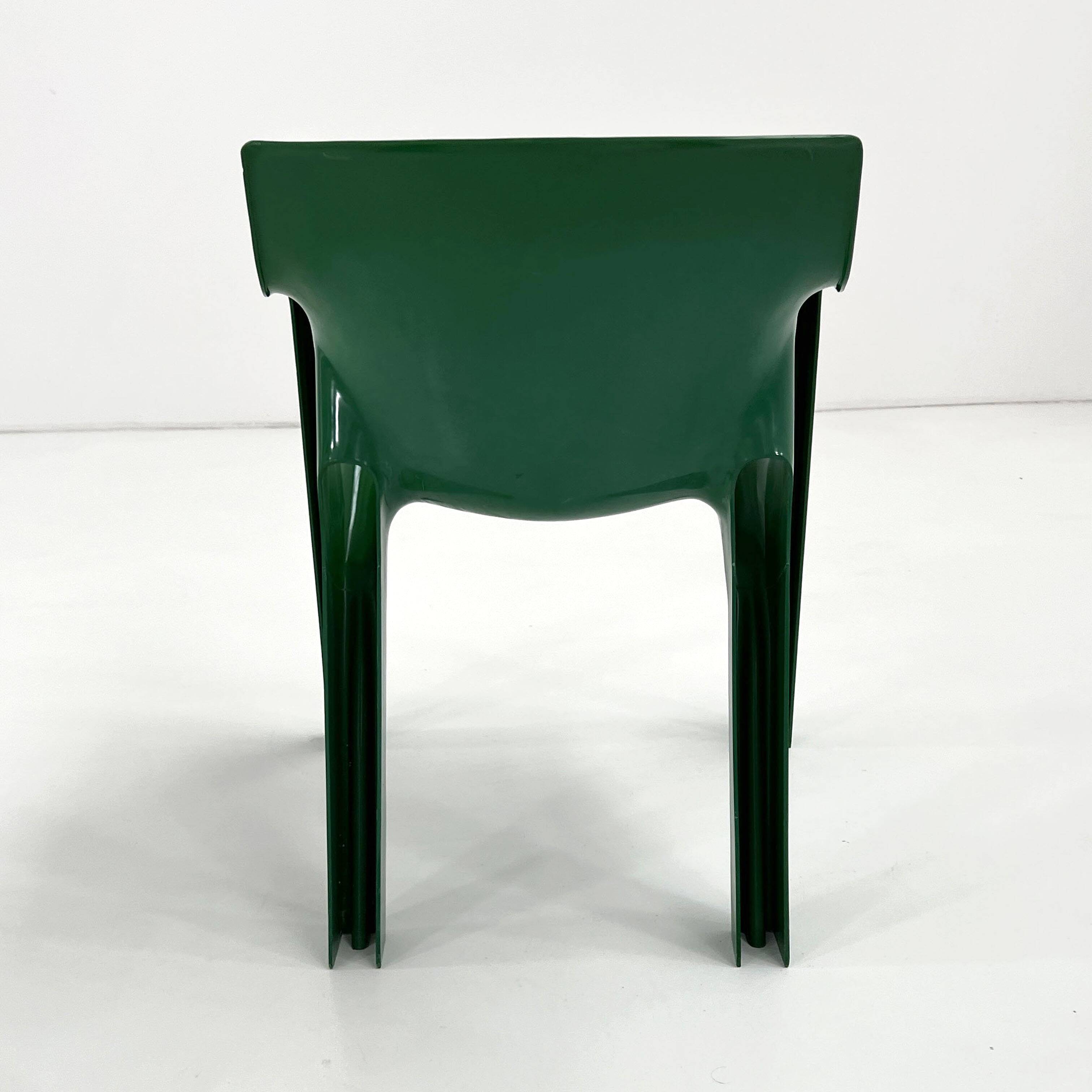 Fauteuil Vert Gaudi de Vico Magistretti pour Artemide, 1970