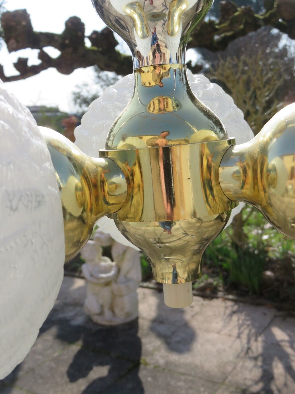 Chandelier vintage 3 balls