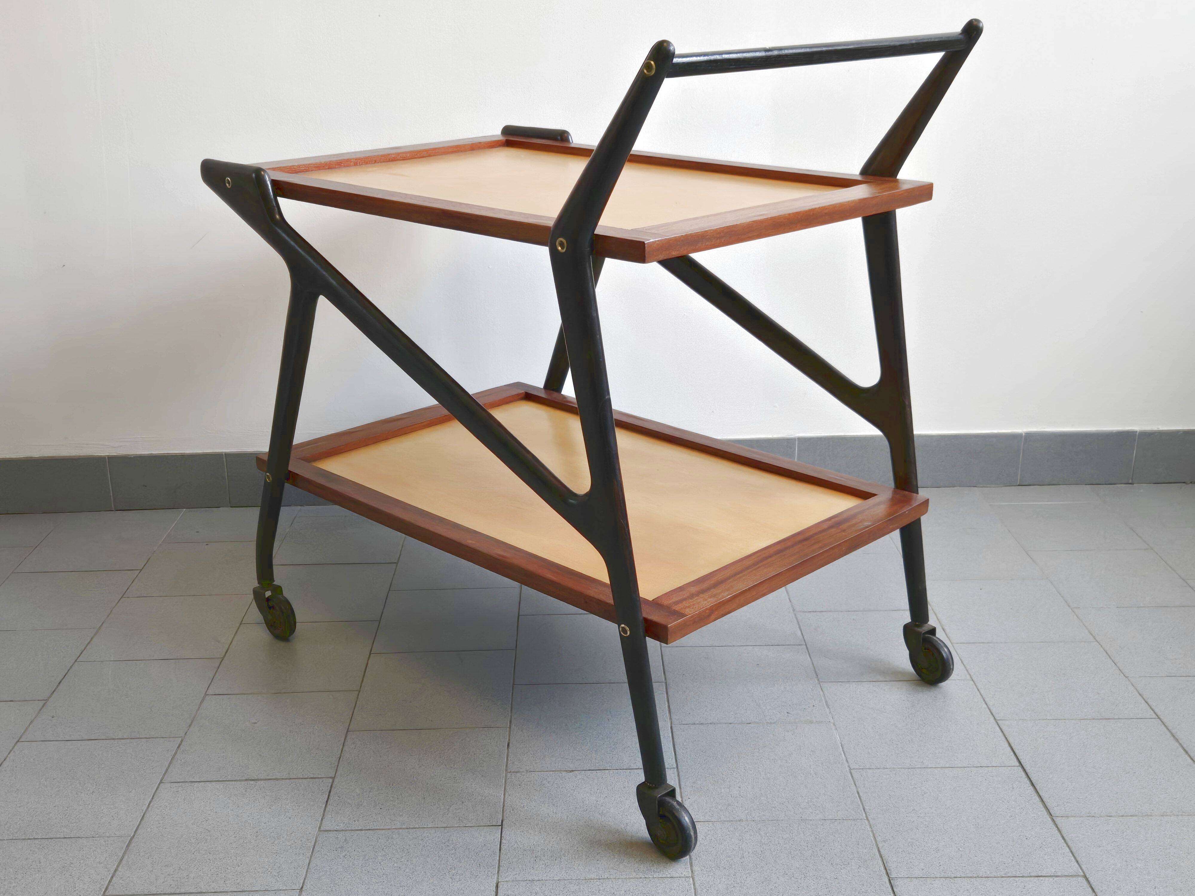 Vintage Italian serving trolley 1950