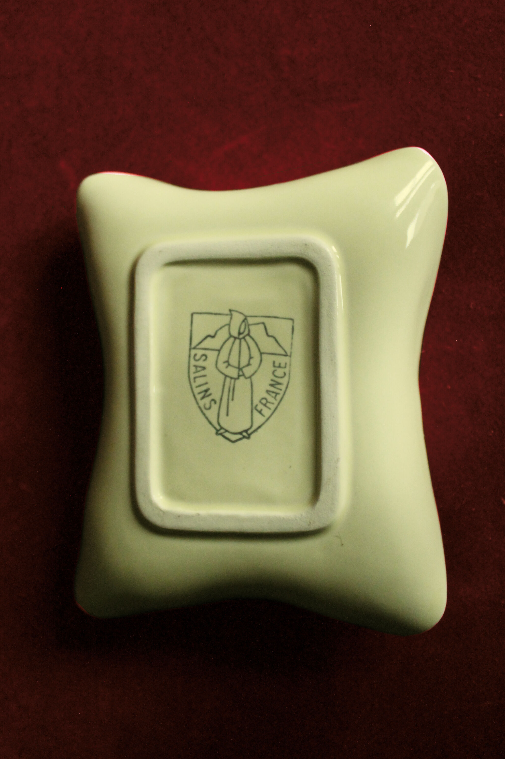 Ceramic BHV advertising ashtray