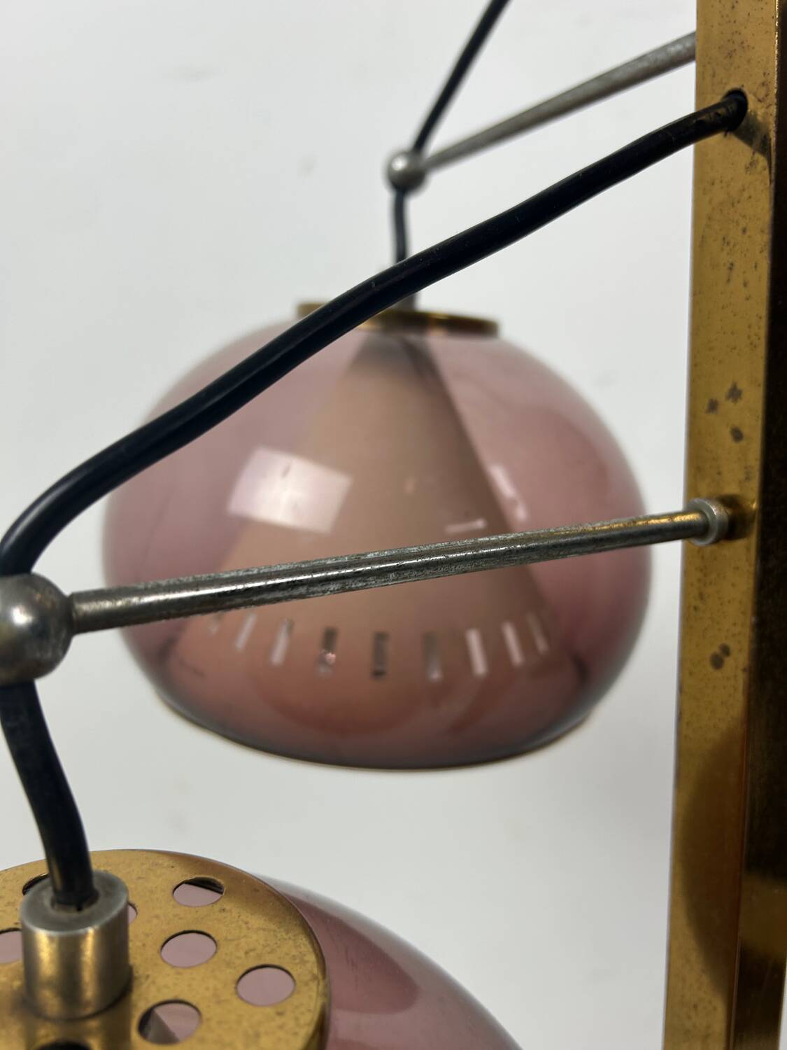 Lustre italien vintage Lamter Milano