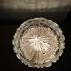 XL vintage round ceiling light in moulded glass