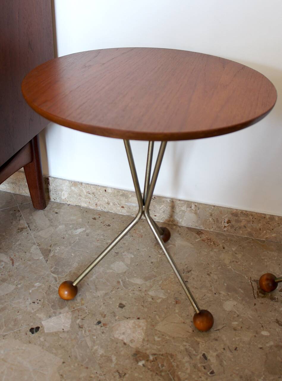 Guéridons Scandinave Vintage Albert Larsson Édition Alberts Tibro 1950 1960
