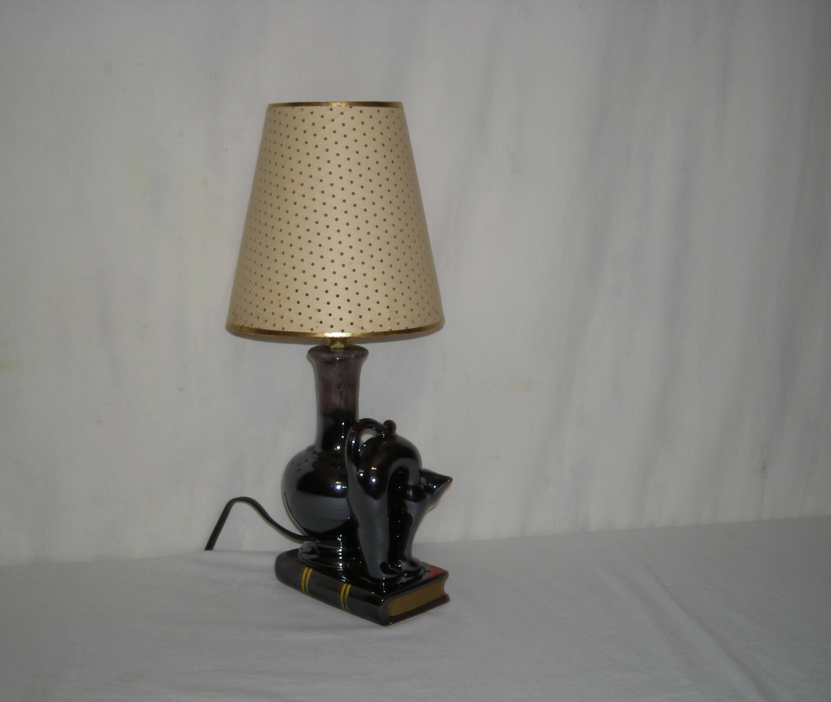 60s cat lamp