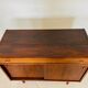 Vintage danish mid century rosewood sliding door cabinet 1960s