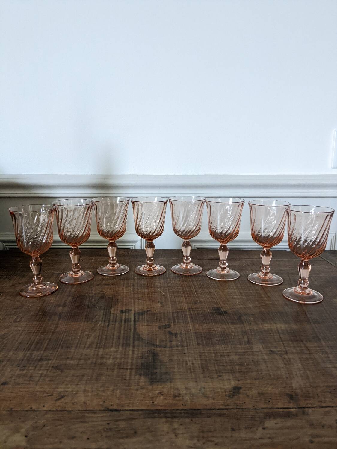 Eight Rosaline glasses
