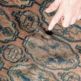 Old Afghan carpet 241 x 165