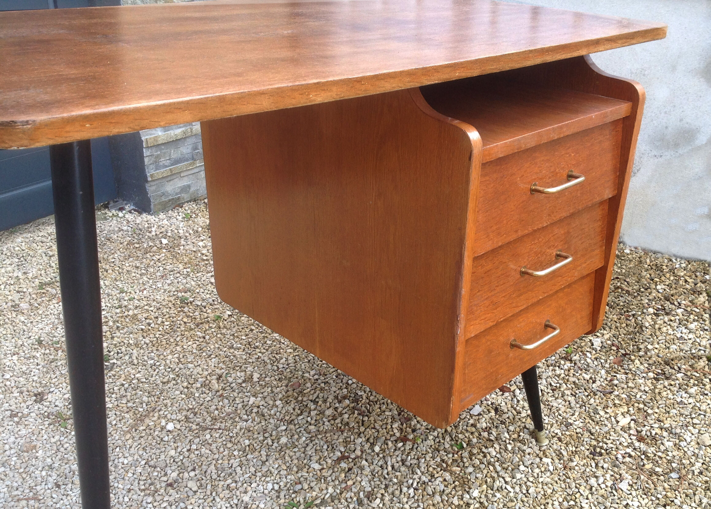 Vintage feet compass desk