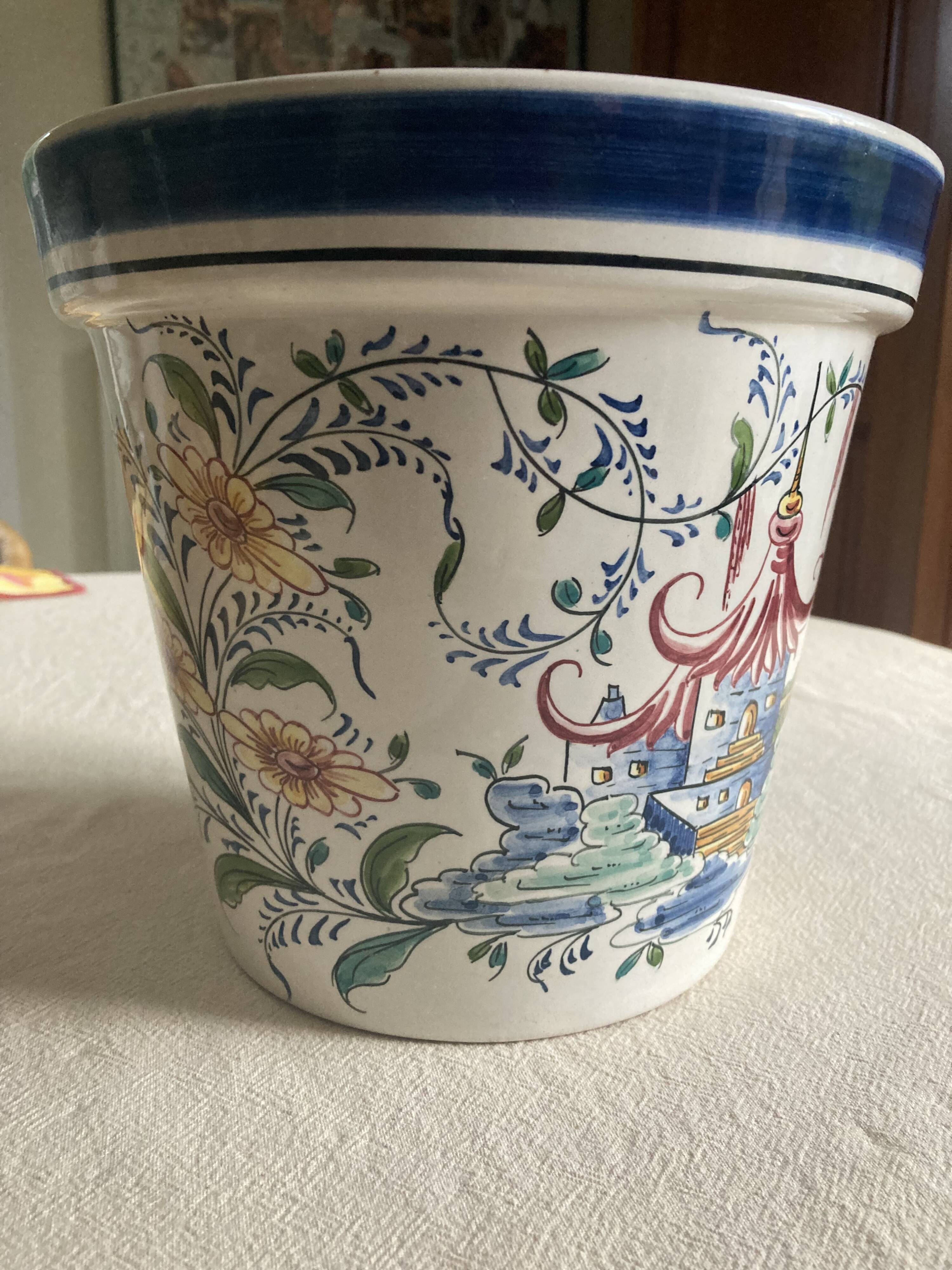 Cache-pot en faïence Ala, 1960