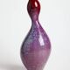 Porcelain vase with peacock glaze by Matsuyama Gaei, first generation.