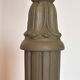 Restored vintage floor lamp – handmade Thevenon lampshade