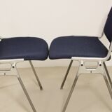 Pair of 2 vintage chairs DSC 106 by Giancarlo Piretti for Anonima Casteli 1965.Ref : CAT