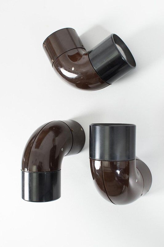 Vintage Black Plastic Spotlight