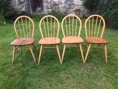 Set of 4 Ercol chairs