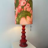 Tall Fat Lava Pagoda Floor Lamp - West German Pottery from the Space Age