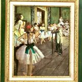 Oil on canvas dance class