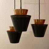 Danish chandelier by Jo Hammerborg for Fog & Morup, 1960