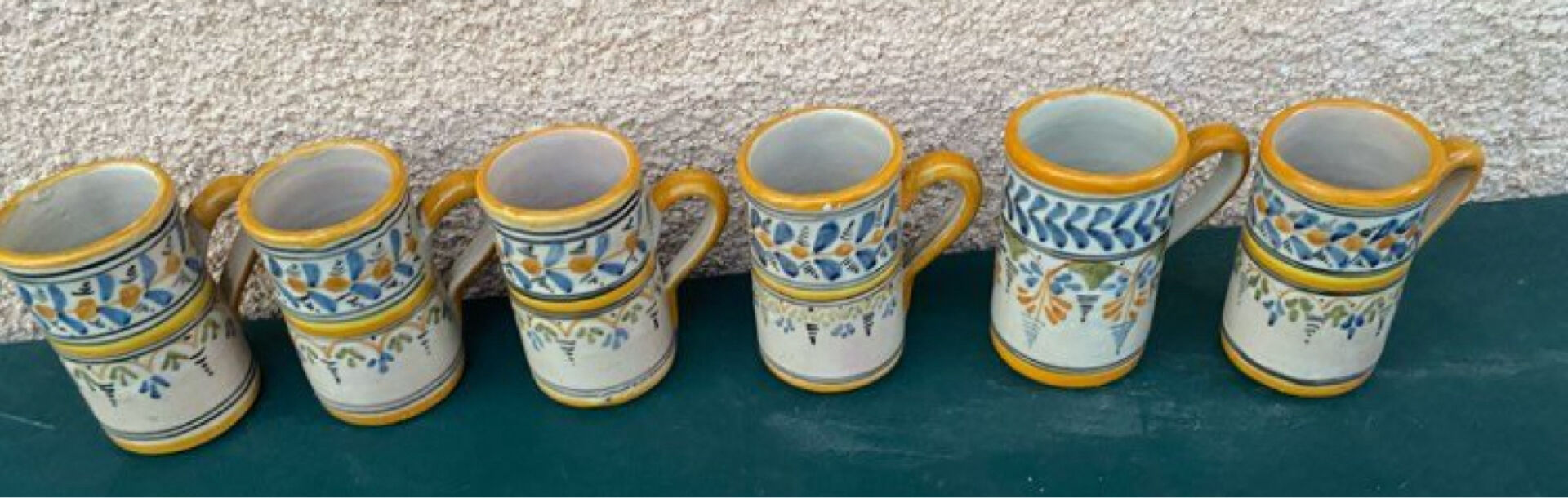Lots of artisanal mugs
