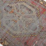 3x6 Shades Of Red & Black Handmade Wool Classic Vintage Rug, 100x179Cm