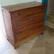 Rare - Pretty old chest of drawers with 4 drawers and 3 locks - In walnut - 1930