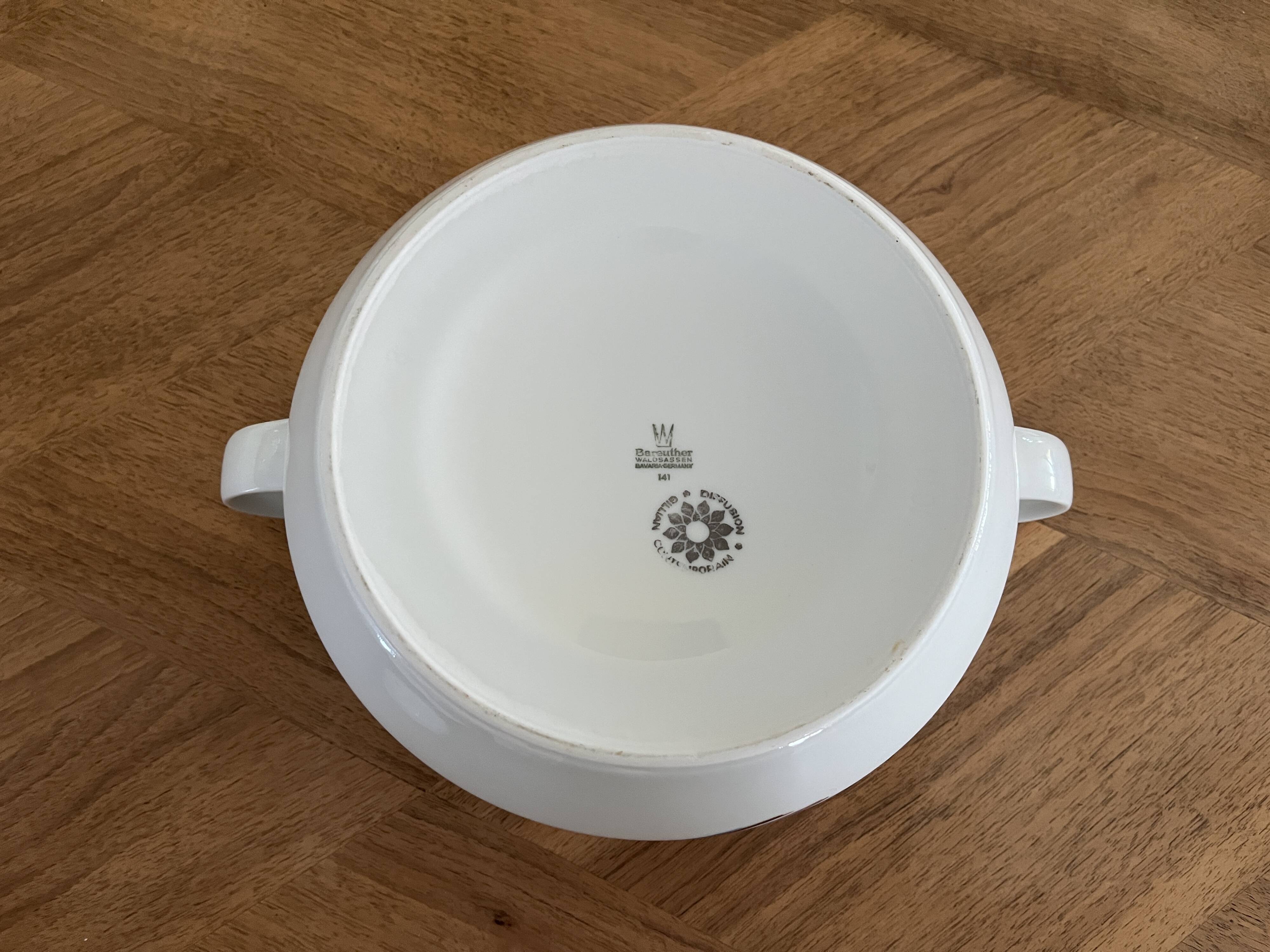 Vintage porcelain soup tureen