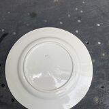 Six plates Badonviller geometric and vintage design pattern
