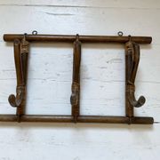 Vintage bamboo coat rack