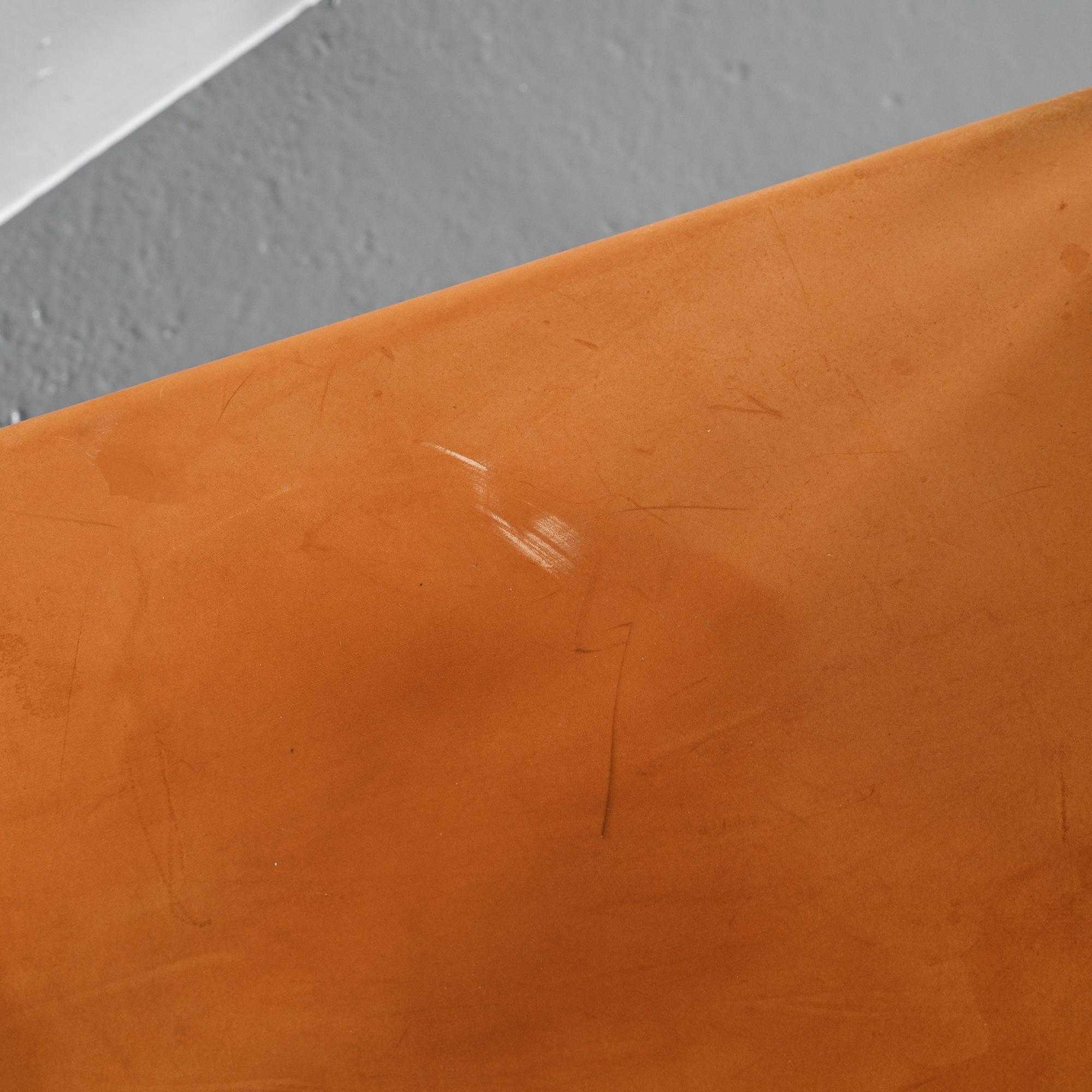 Set of black lacquered wooden chairs with leather, Swiss architect's work, 1980s.