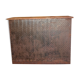 Counter/bar industrial raw metal repelled